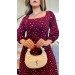 Vestido Midi Manga 3/4 Marifer