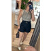 Short Linho Cinto Abel