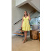 Vestido Curto Liso Flay