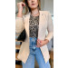 Max Blazer Alfaiataria Com Ombreira