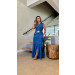 Vestido Longo Jeans Botões Leila