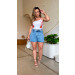 Short Jeans Detalhe Lorena