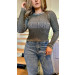 Blusa Manga Longa Tricot Camila