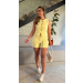 Conjunto Colete e Short Linho Rifka