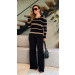 Conjunto Blusa E Calça Tricot Flávia