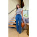 Calça Jeans Wide Leg Dani