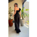 Conjunto Cropped Nula Manga E Calça Babi