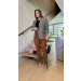 Blazer Com Ombreira Jacquard 