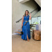 Vestido Longo Jeans Botões Leila