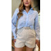 Camisa Cropped Bordado Suzy