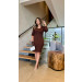 Vestido Tricot Modal Manga Longa Angela
