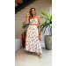 Conjunto Cropped E Saia Midi Isabella