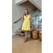 Vestido Curto Liso Flay