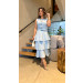 Conjunto Colete E Saia Camadas Lis