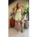 Conjunto Cropped E Short Olivia