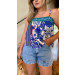 Short Curto Jeans Tai