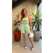 Conjunto Cropped E Short Linho Tamy
