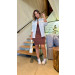 Vestido Canelado Mel