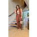 Conjunto Colete E Calça Alfaiataria Com Cinto Lika