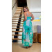 Vestido Midi Detalhe Decote Leonor 