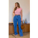 Calça Jeans Wide Leg Adriele