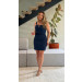 Vestido Curto Busto Vazado Ivi 