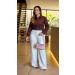 Camisa Tricoline Bianca