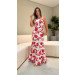Conjunto Cropped E Saia Longa Mirela