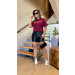 Short Couro Com Cinto Giovana