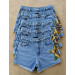 Short Jeans Bordado Brasil
