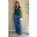 Calça Jeans Wide Ampla Valéria 