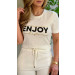 Conjunto Canelado Blusa e Short Enjoy 