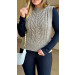 Blusa Colete Tricot Rebeca