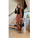 Conjunto Colete E Calça Alfaiataria Com Cinto Lika