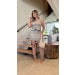 Conjunto Colete E Shortsaia Sarja Lais