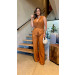 Conjunto Blusa Transpassada E Calça Fernanda