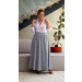 Conjunto Cropped e Saia midi Vitória 