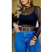 Blusa Tule Lisa Cacharrel