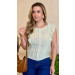 Blusa Detalhe Drapeado Agatha
