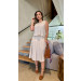 Conjunto Cropped E Saia Midi Suelen
