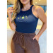 Blusa Canelada Brasil