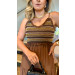 Vestido Midi Alcinha Bordado Vick