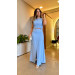 Conjunto Cropped Alongado E Saia Longa Priscila