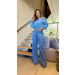 Calça Jeans Wide Leg Kiara
