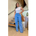 Calça Jeans Com Aplicação Sara