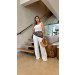 Conjunto Cropped E Calça Alfaiataria Brenda