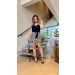 Conjunto Cropped E Saia Laura