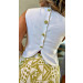 Conjunto Cropped E Short Linho Verão