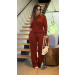 Conjunto Blusa E Calça Tricot Helena