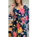 Vestido Longo Com Manga Bia